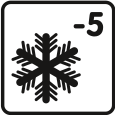 Frost resistance: -5 °C